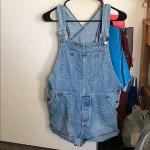 Free People short overalls